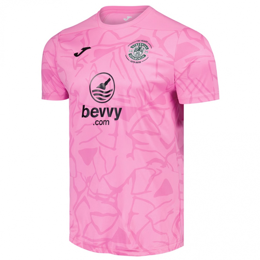 נשים כדורגל Fraser Brown #0 שחור ורוד חולצת שוער 2025/26