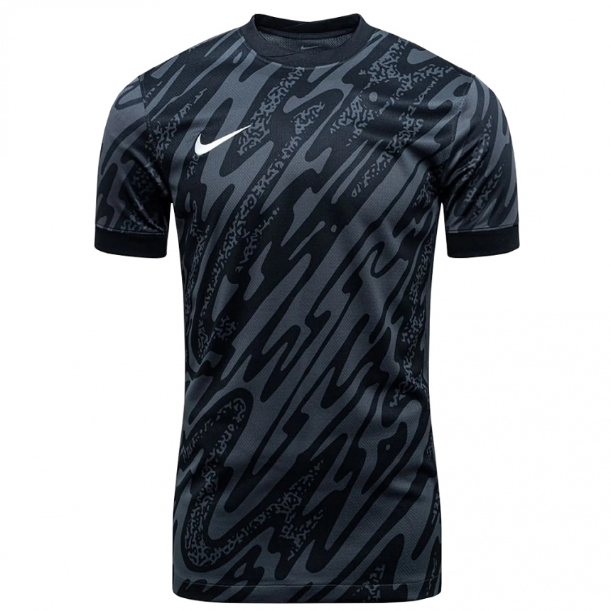 נשים כדורגל Fynn Wolter #25 שחור אפור חולצת שוער 2025/26