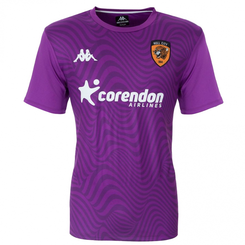 נשים כדורגל הארווי קרטרייט #34 סגול לבן חולצת שוער 2025/26