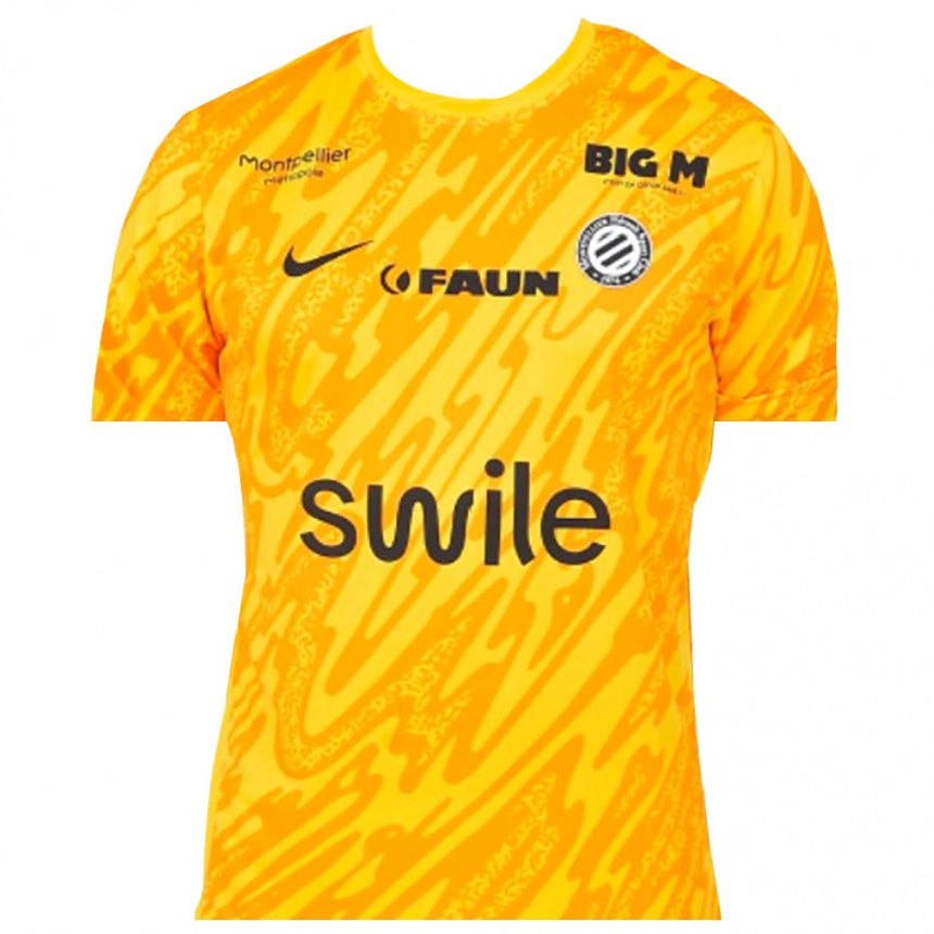 נשים כדורגל ויקטור דז'ודיץ׳ #1 צהוב כתום חולצת שוער 2025/26