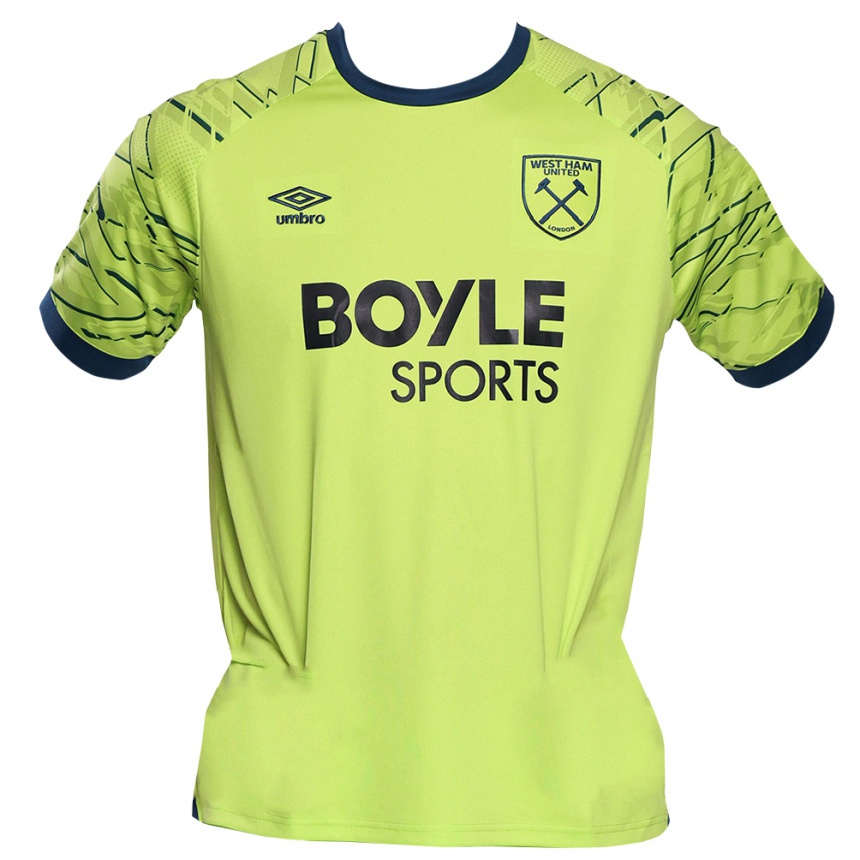 נשים כדורגל פינלי הופר #78 ירוק פלורסנט חולצת שוער 2025/26