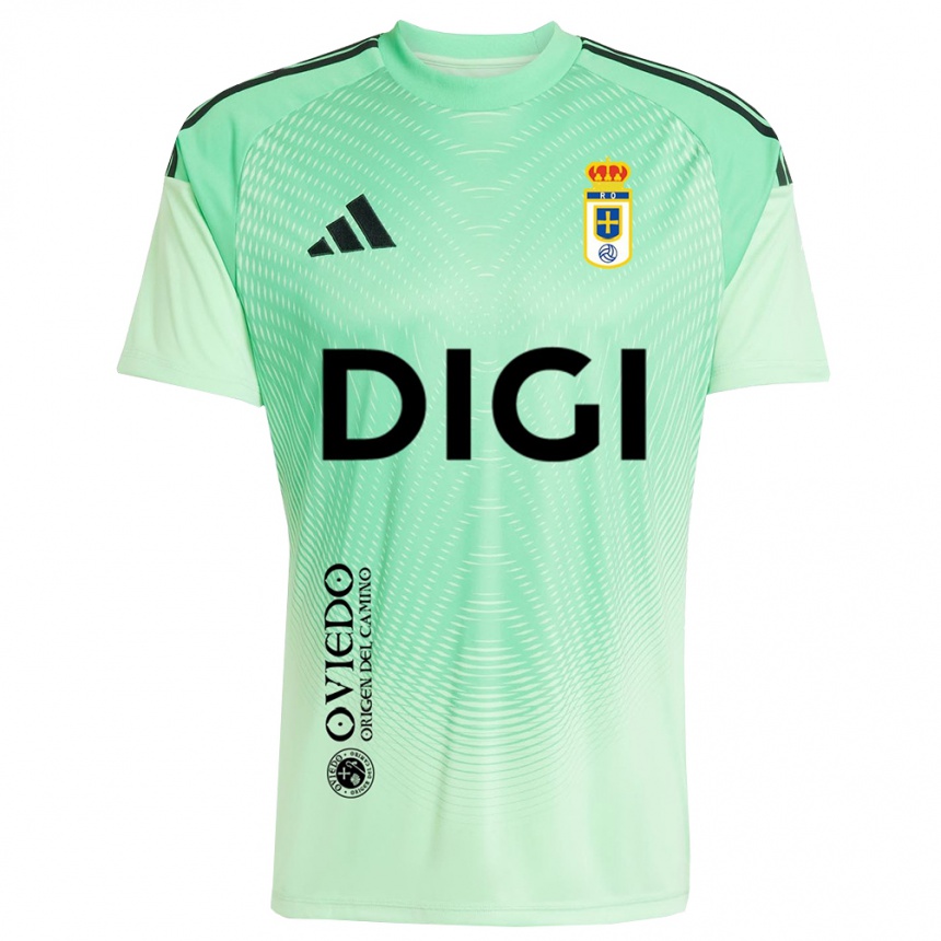 נשים כדורגל Miguel Narváez #1 ירוק בהיר שחור חולצת שוער 2025/26