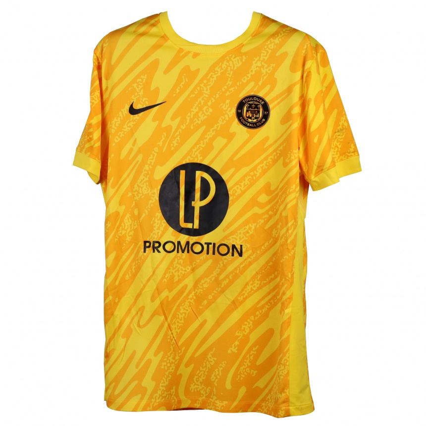 נשים כדורגל תיאו קולין #1 צהוב שחור חולצת שוער 2025/26