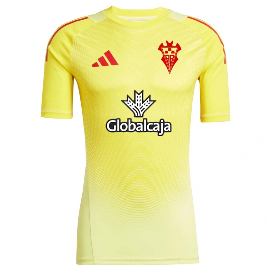 נשים כדורגל Raúl Lizoain #13 צהוב אדום בהיר חולצת שוער 2025/26