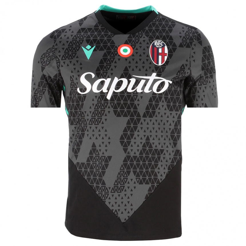 נשים כדורגל Cesare Bini #12 אפור שחור לבן חולצת שוער 2025/26