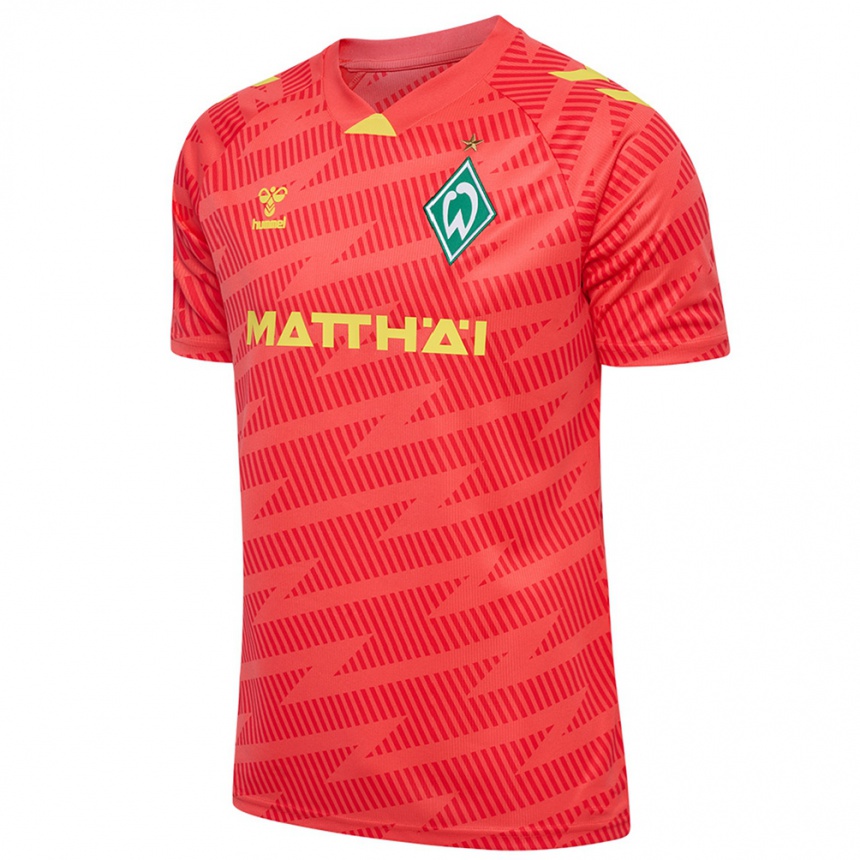 נשים כדורגל Calvin Seidler #1 צהוב אדום חולצת שוער 2025/26 נשים כדורגל Calvin Seidler #1 צהוב אדום חולצת שוער 2025/26