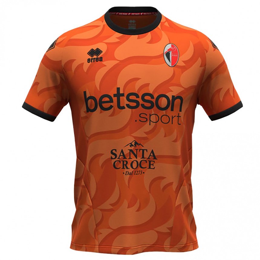 נשים כדורגל Luigi Pellegrini #1 שחור כתום כהה חולצת שוער 2025/26