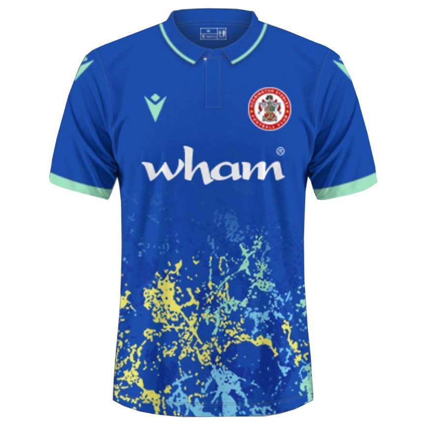 נשים כדורגל James Rogerson #21 כחול צהוב הרחק ג'רזי 2025/26