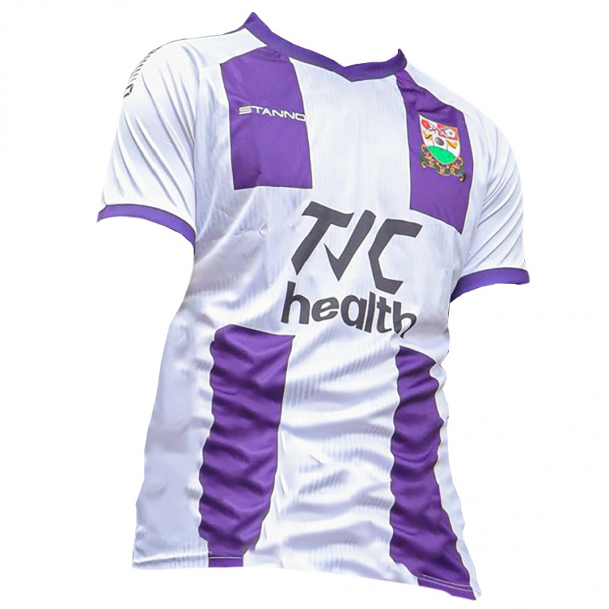 נשים כדורגל ראיין גאלבין #3 לבן סגול הרחק ג'רזי 2025/26