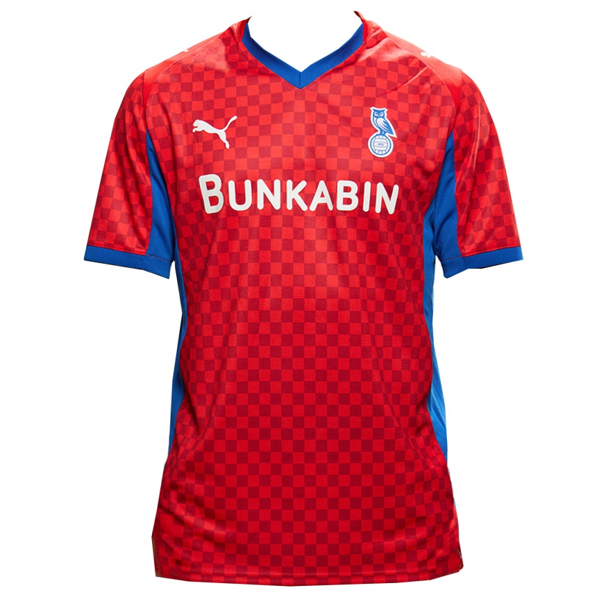 נשים כדורגל לוק הנאנט #19 אדום כחול הרחק ג'רזי 2025/26 נשים כדורגל לוק הנאנט #19 אדום כחול הרחק ג'רזי 2025/26