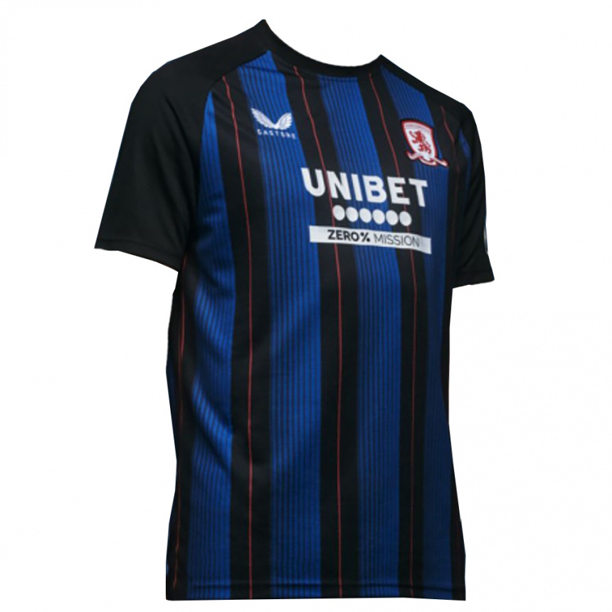 נשים כדורגל קמרון סימפסון #0 כחול שחור הרחק ג'רזי 2025/26