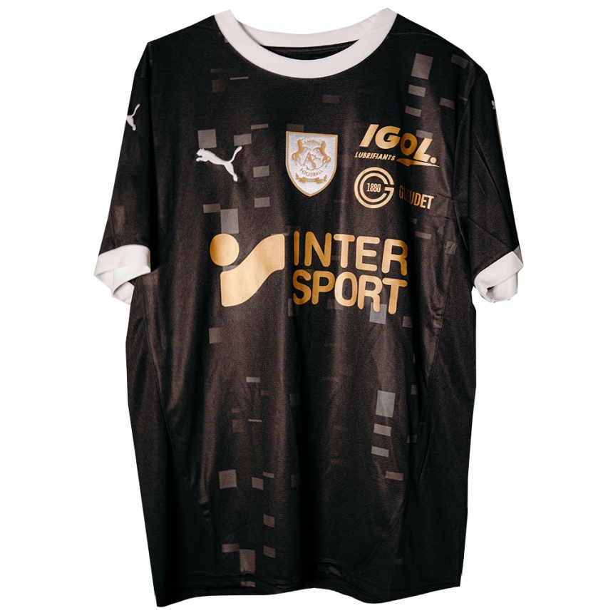 נשים כדורגל Ilyane Imedjdoubene #6 שחור זהב הרחק ג'רזי 2025/26 נשים כדורגל Ilyane Imedjdoubene #6 שחור זהב הרחק ג'רזי 2025/26