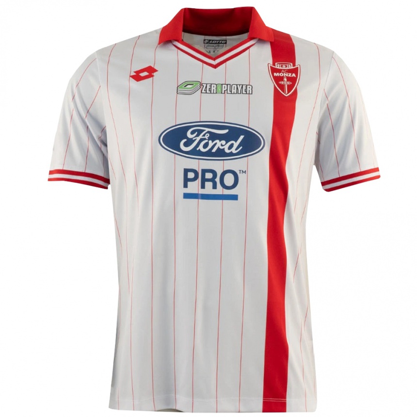 נשים כדורגל Abdou Diene #14 לבן אדום כחול הרחק ג'רזי 2025/26