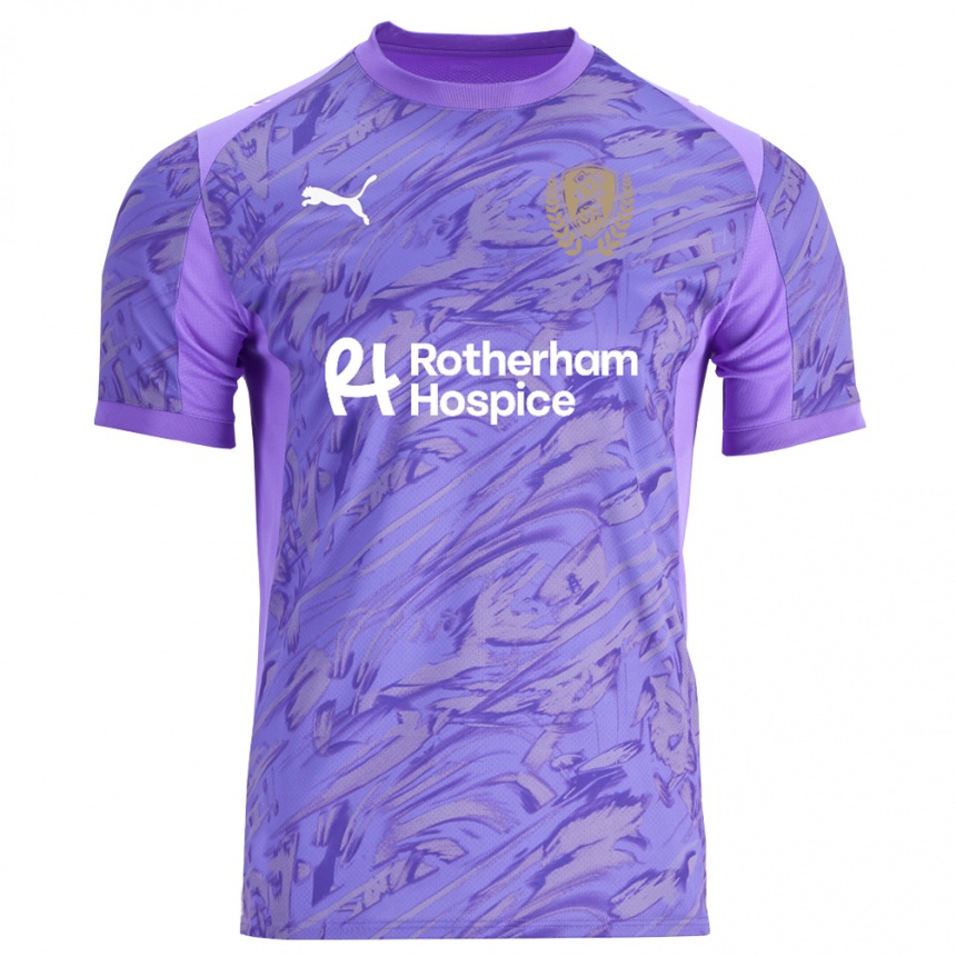 נשים כדורגל Hayden Blow #0 סגול לבן חולצת שוער 2025/26 נשים כדורגל Hayden Blow #0 סגול לבן חולצת שוער 2025/26