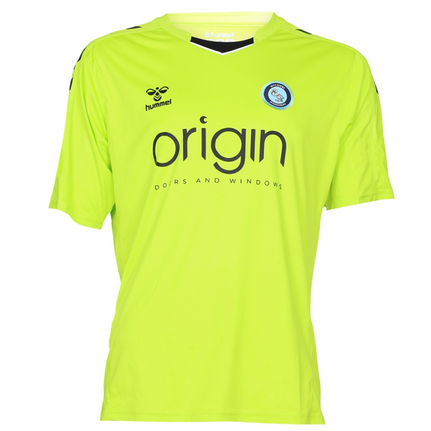 נשים כדורגל ויל נוריס #50 ירוק פלורסנט חולצת שוער 2025/26