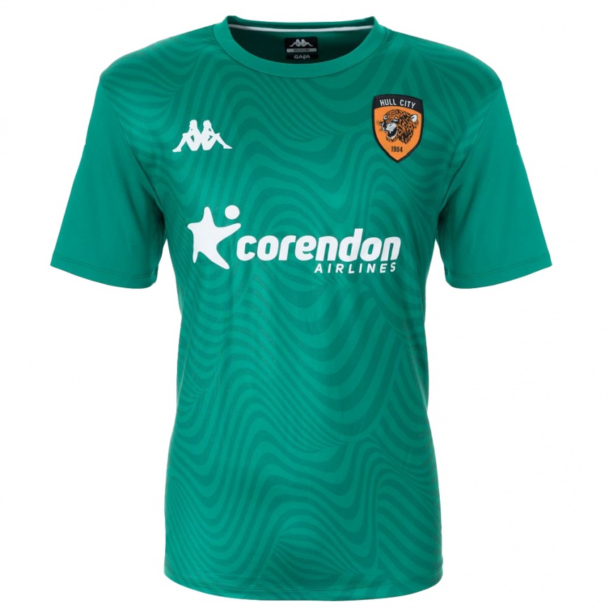 נשים כדורגל הארווי קרטרייט #34 ירוק לבן חולצת שוער 2025/26