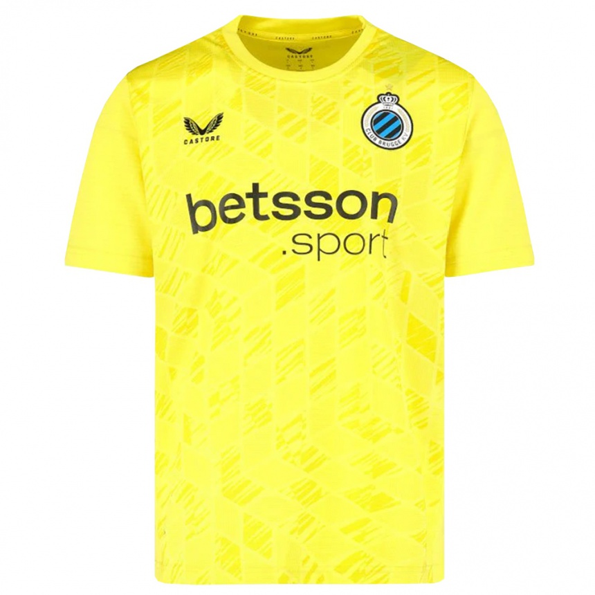 נשים כדורגל סימון מיניולה #22 צהוב שחור חולצת שוער 2025/26