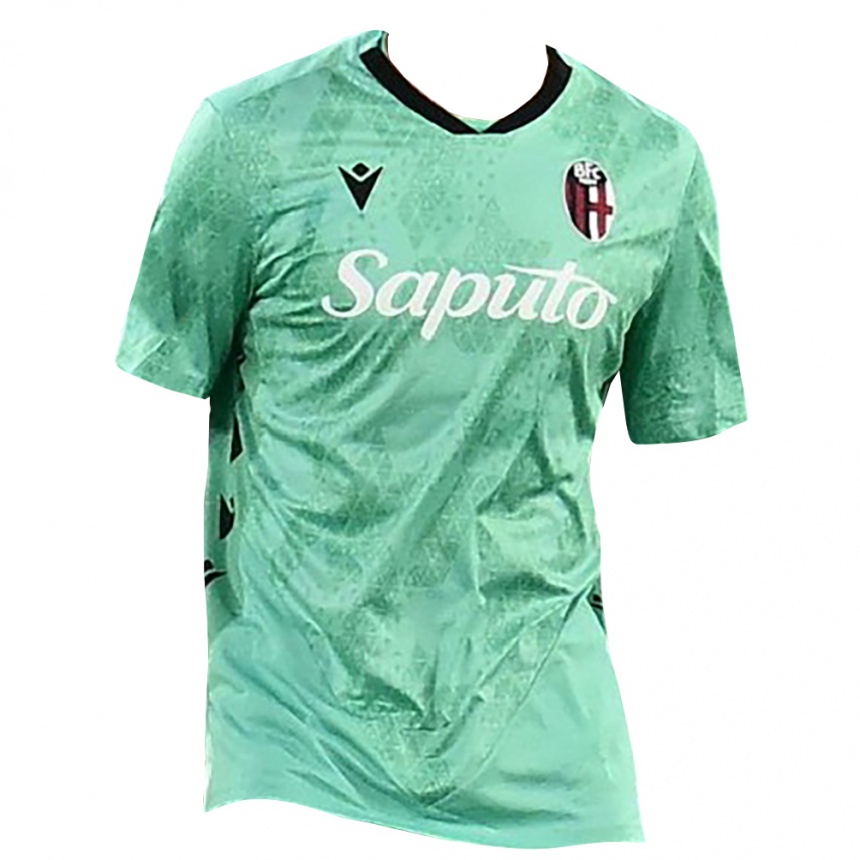 נשים כדורגל Cesare Bini #12 כחול מנטה שחור חולצת שוער 2025/26