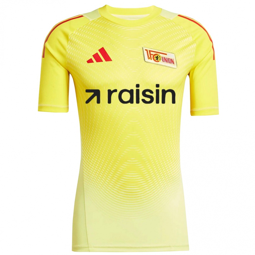 נשים כדורגל Tom Wisbereit #1 צהוב בהיר שחור חולצת שוער 2025/26