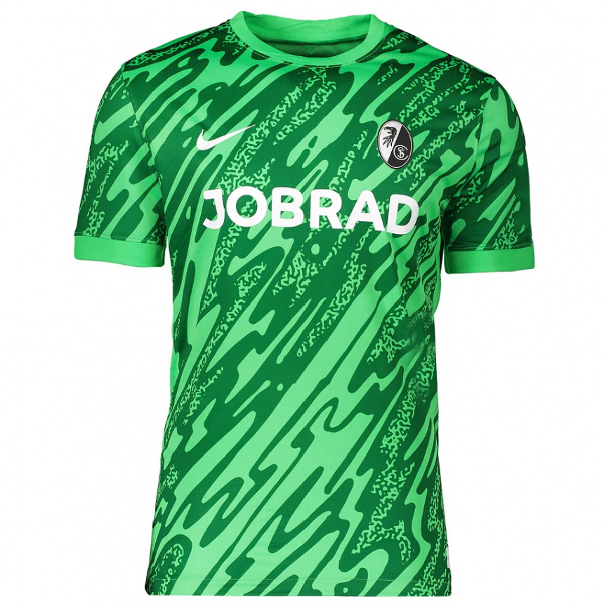 נשים כדורגל פלוריאן מילר #21 ירוק לבן חולצת שוער 2025/26