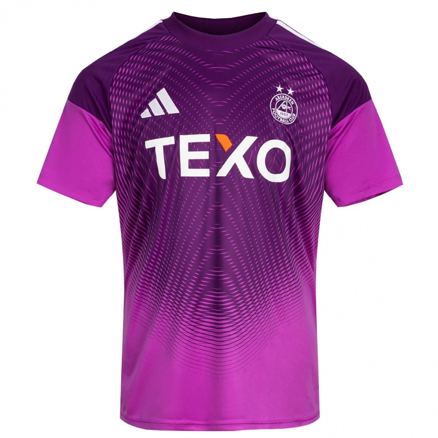 נשים כדורגל Ethan Thomson #0 מג'נטה סגול חולצת שוער 2025/26