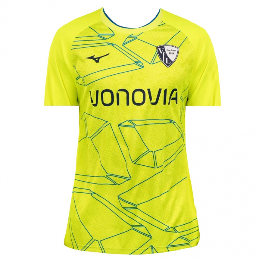 נשים כדורגל תיס יאנוש #22 ירוק צהוב חולצת שוער 2025/26