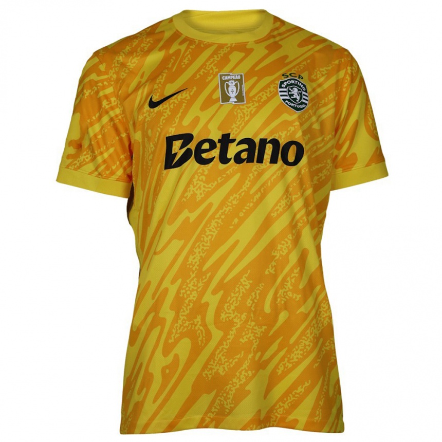 נשים כדורגל דייוויד איבנוב #22 צהוב כתום חולצת שוער 2025/26