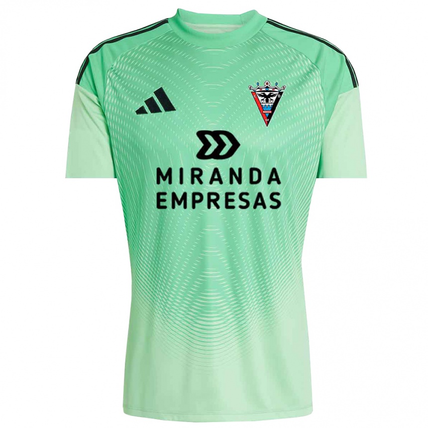 נשים כדורגל Juanpa Palomares #13 ירוק בהיר שחור חולצת שוער 2025/26