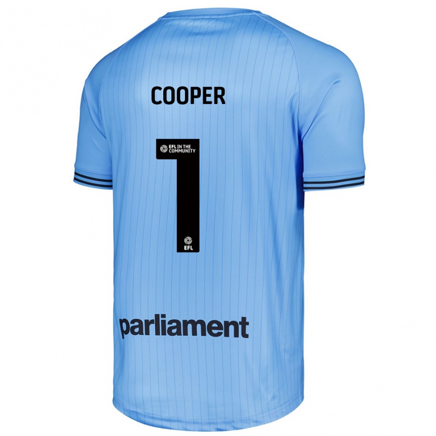 ילדים כדורגל Murphy Cooper #1 כחול שמיים בהיר חולצת שוער 2025/26