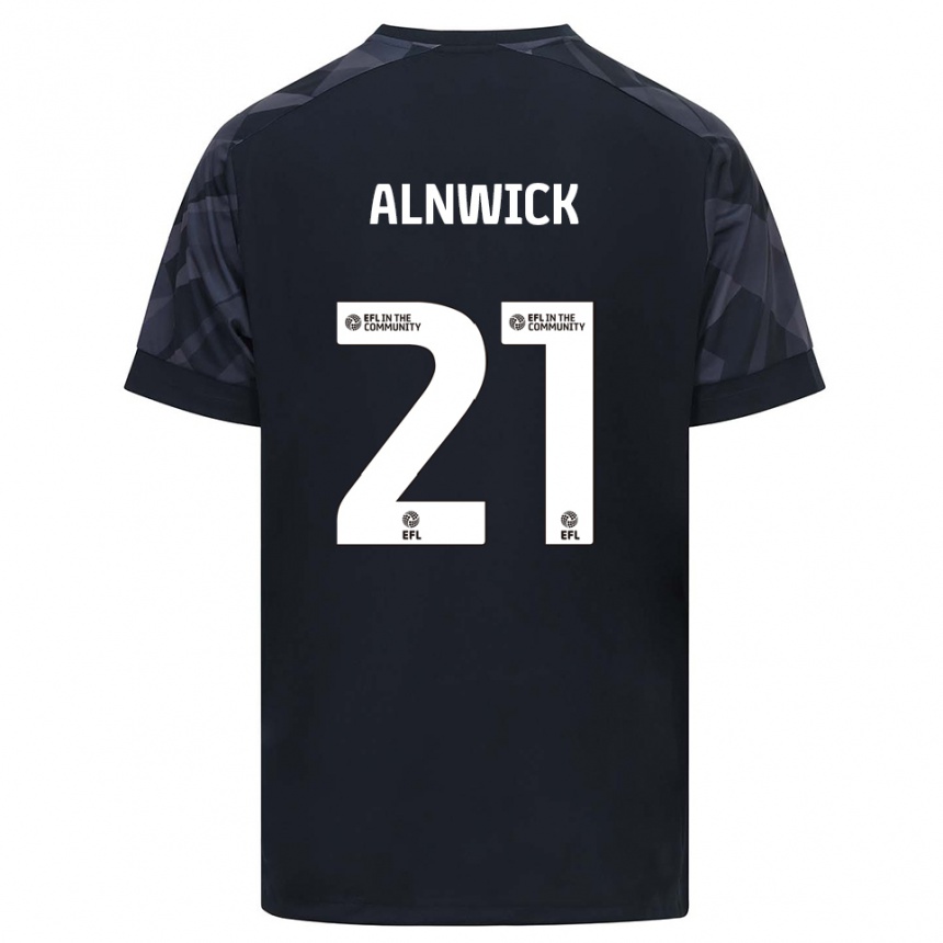 ילדים כדורגל כמו אלנוויק #21 שחור לבן חולצת שוער 2025/26