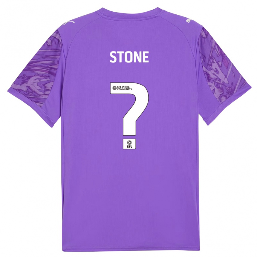 ילדים כדורגל Hannah Stone #0 סגול כהה חולצת שוער 2025/26