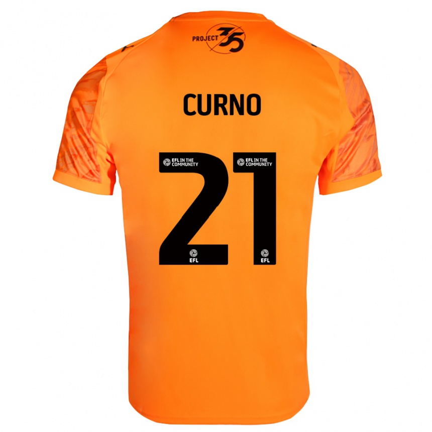 ילדים כדורגל מאדי קורנו #21 שחור כתום חולצת שוער 2025/26