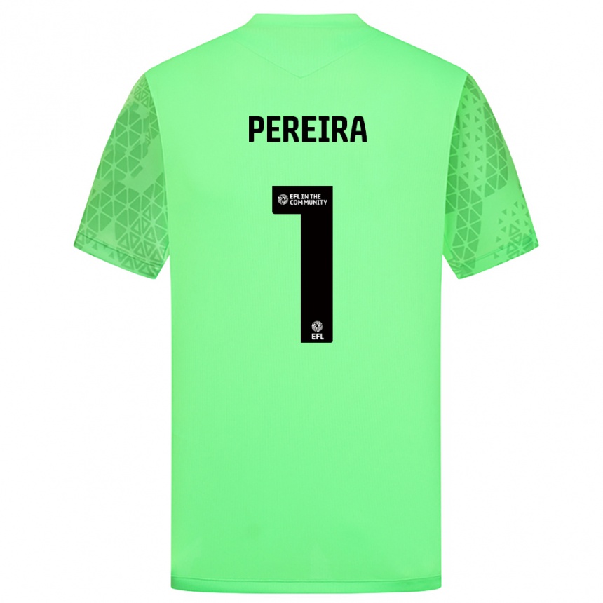 ילדים כדורגל ז'ואל קסטרו פריירה #1 ירוק בהיר חולצת שוער 2025/26