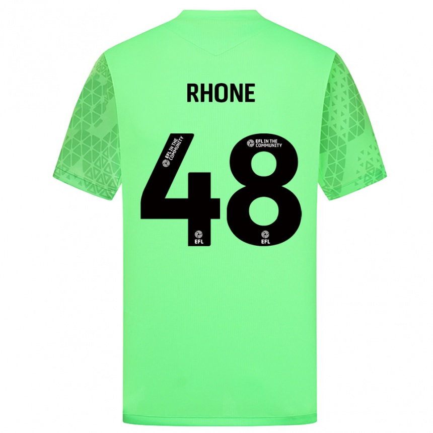 ילדים כדורגל Matthew Rowley #48 ירוק בהיר חולצת שוער 2025/26