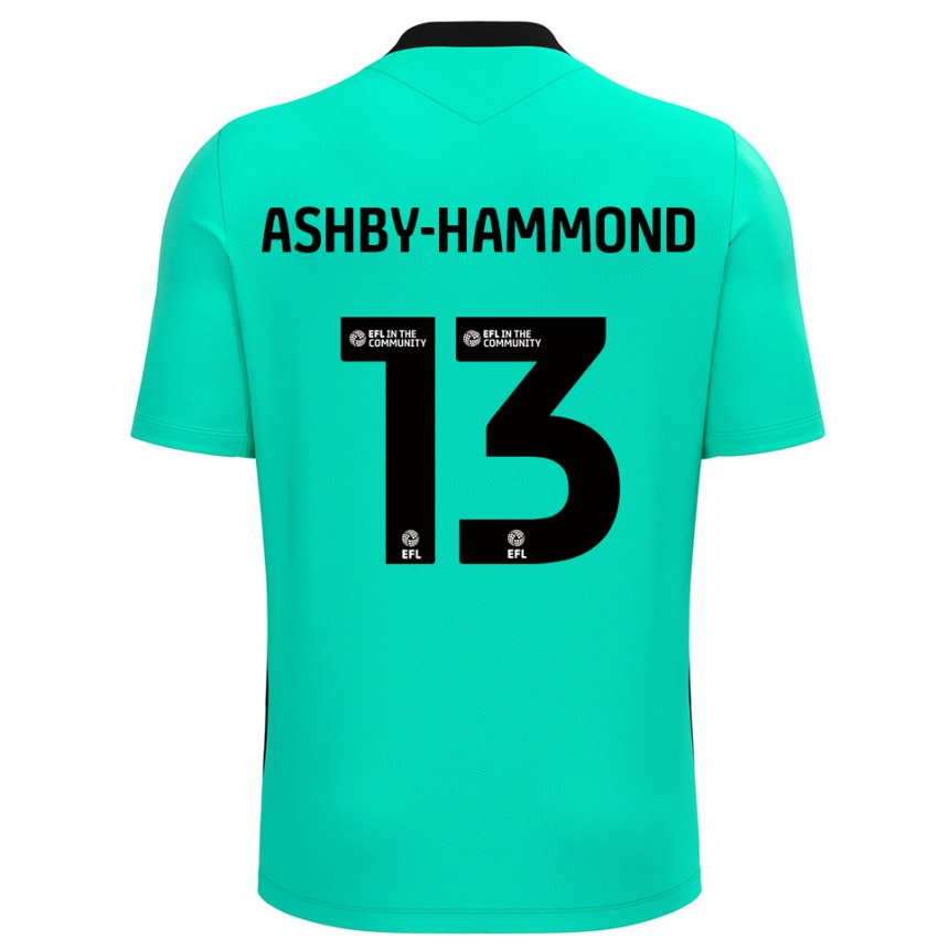 ילדים כדורגל טיי אשבי-האמונד #13 טורקיז חולצת שוער 2025/26