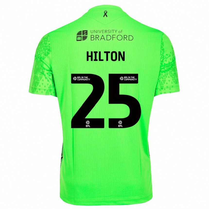 ילדים כדורגל ג׳ו הילטון #25 ירוק אביבי חולצת שוער 2025/26