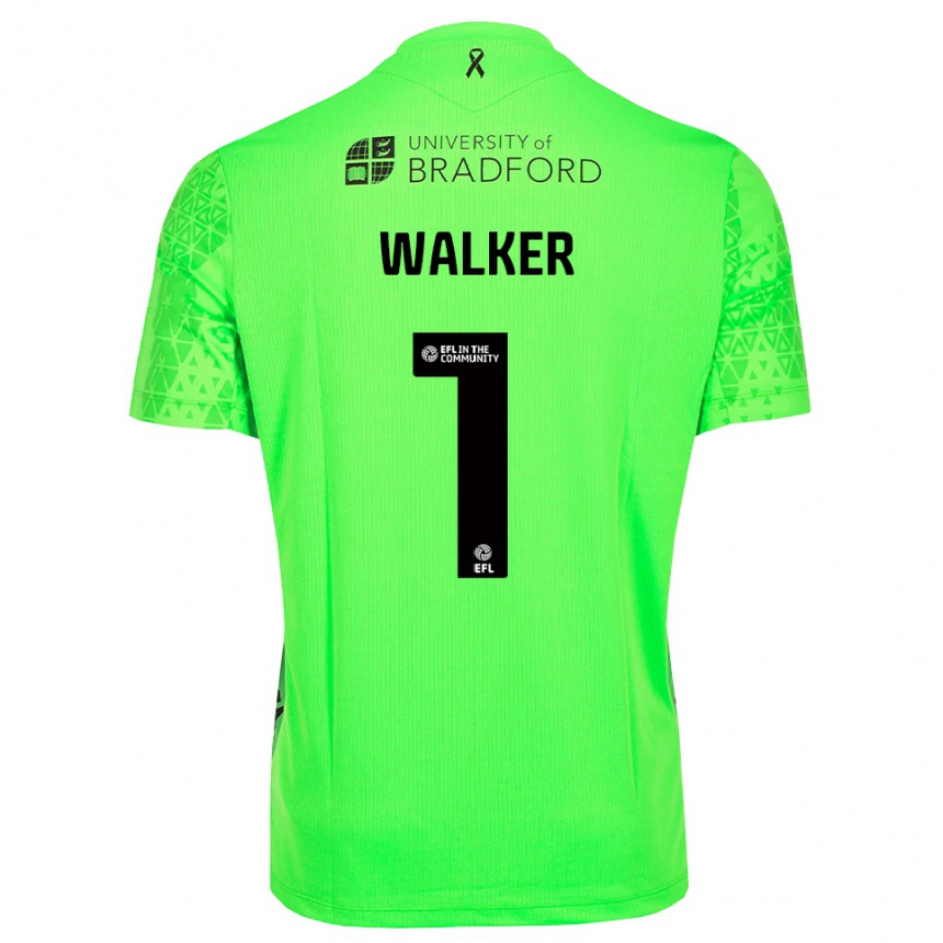 ילדים כדורגל Sam Walker #1 ירוק אביבי חולצת שוער 2025/26