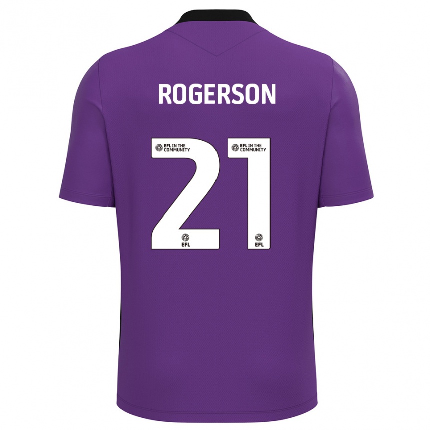 ילדים כדורגל James Rogerson #21 אינדיגו חולצת שוער 2025/26