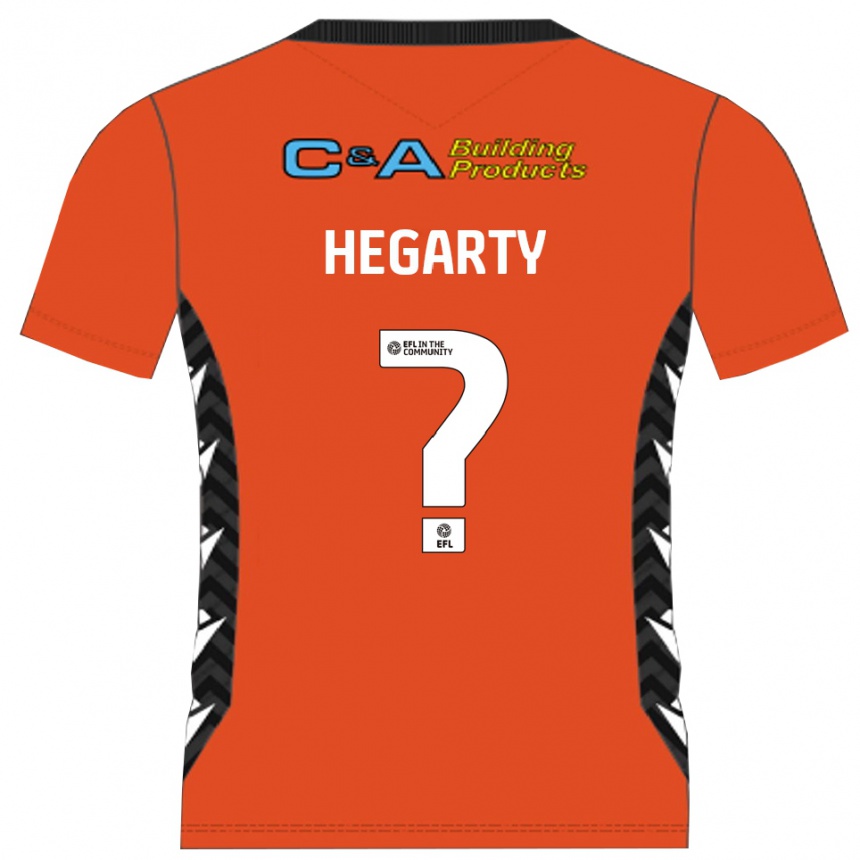 ילדים כדורגל פלטשר הגרטי #0 שחור כתום חולצת שוער 2025/26