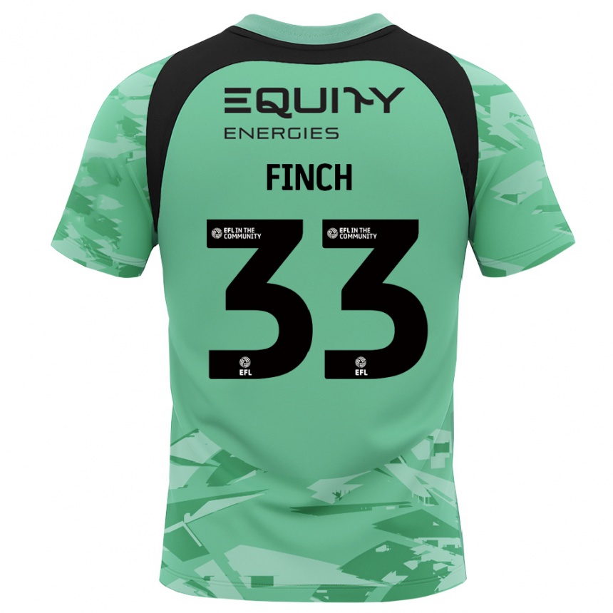 ילדים כדורגל Tom Finch #33 אפור ירוק בהיר חולצת שוער 2025/26