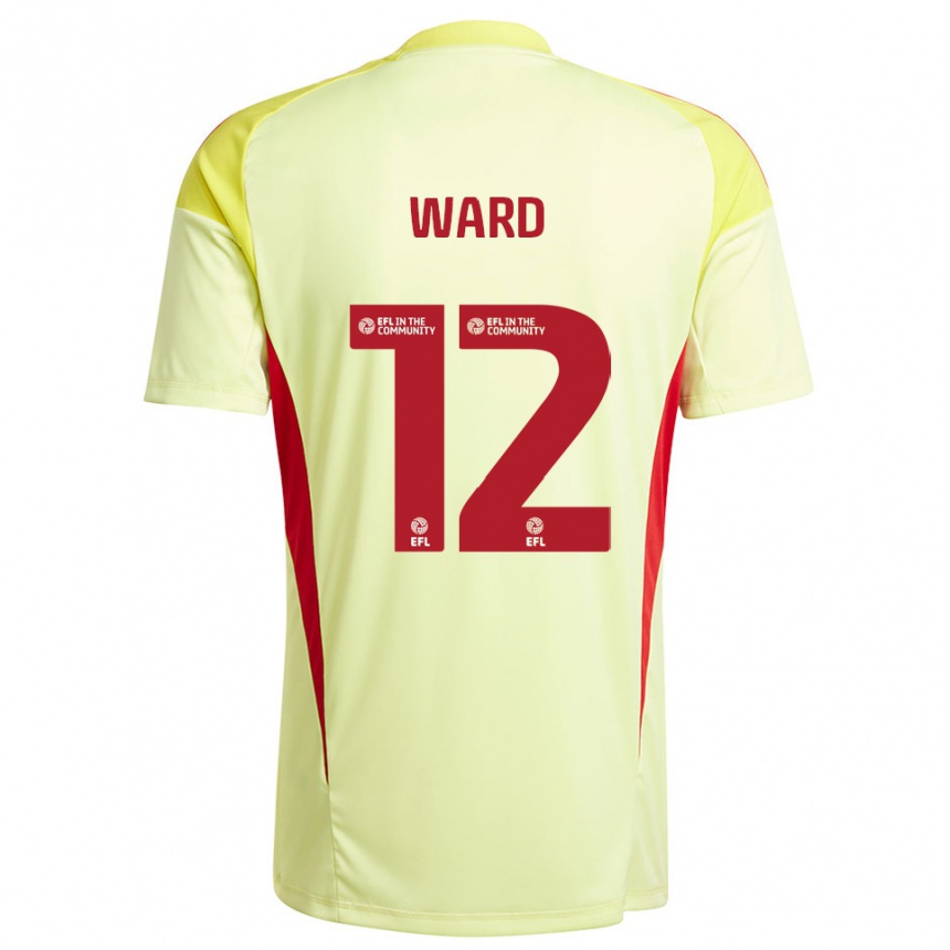 ילדים כדורגל לואיס וורד #12 צהוב חיוור חולצת שוער 2025/26