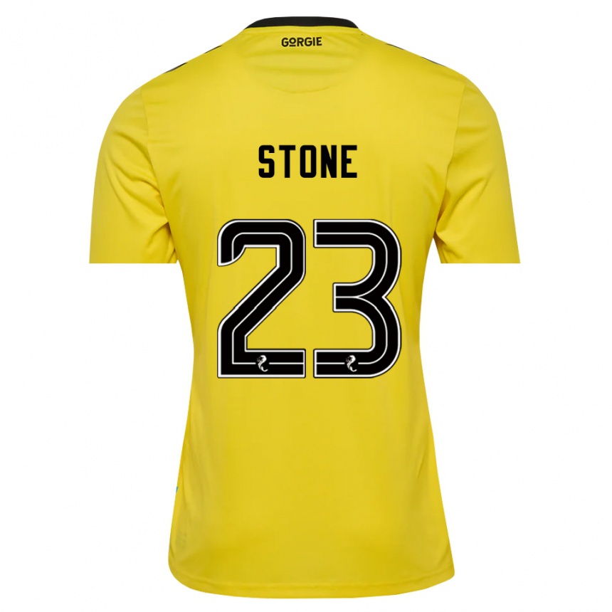ילדים כדורגל Harry Stone #23 שחור אדום צהוב חולצת שוער 2025/26