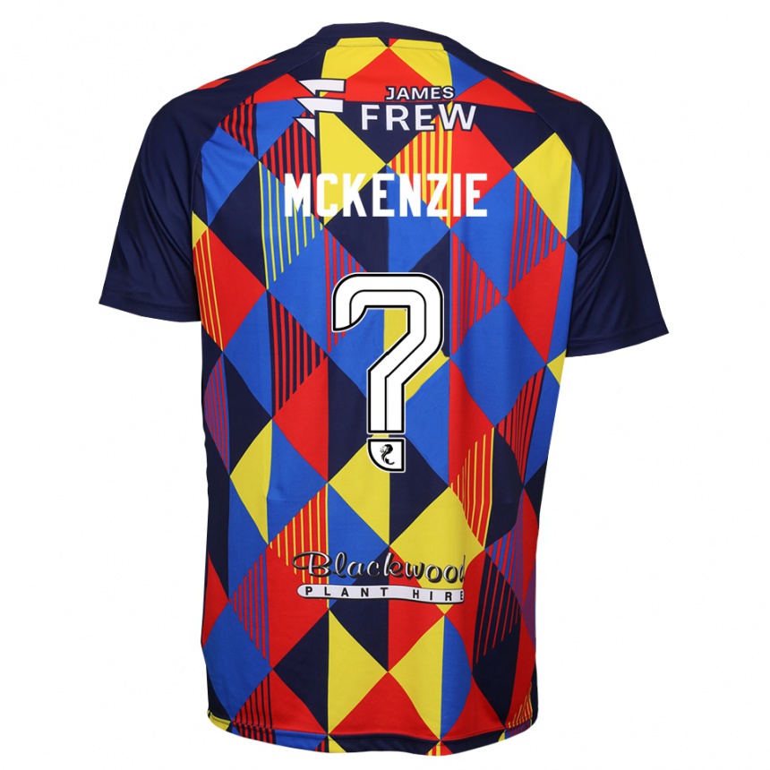 ילדים כדורגל Mollie Mckenzie #0 אדום כחול מלכותי חולצת שוער 2025/26