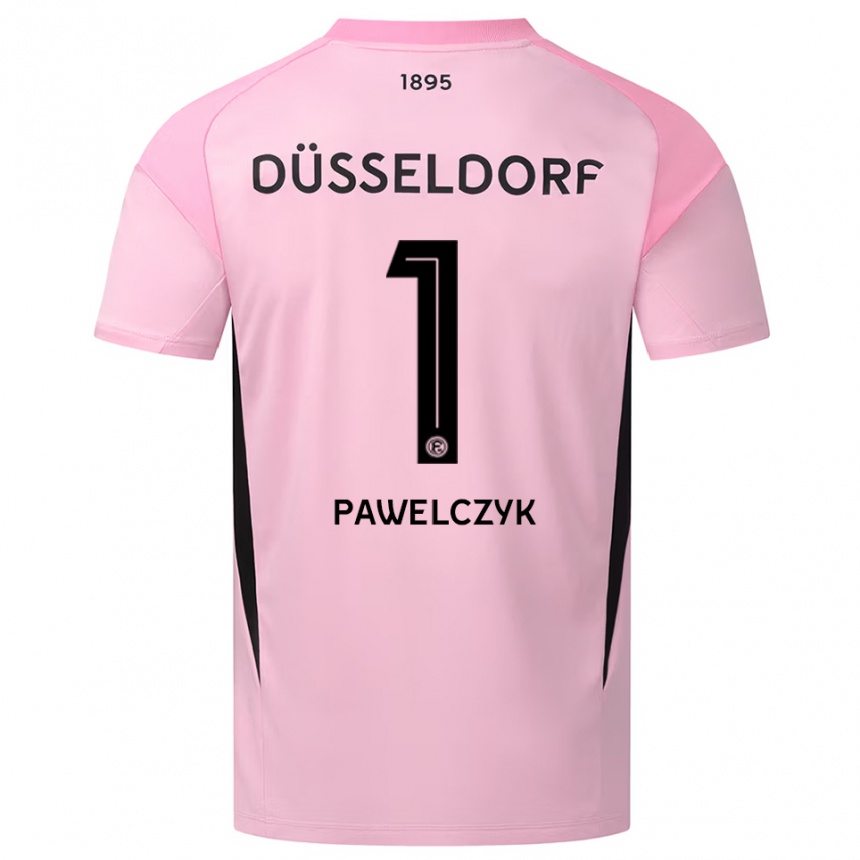 ילדים כדורגל טוביאס פאבלצ׳יק #1 ורוד שחור חולצת שוער 2025/26