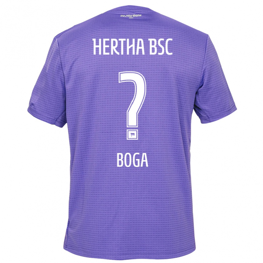 ילדים כדורגל Serkan Boga #0 סגול לבן חולצת שוער 2025/26