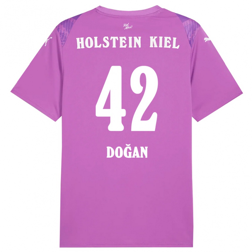 ילדים כדורגל טיילר דואן #42 סגול לבן חולצת שוער 2025/26