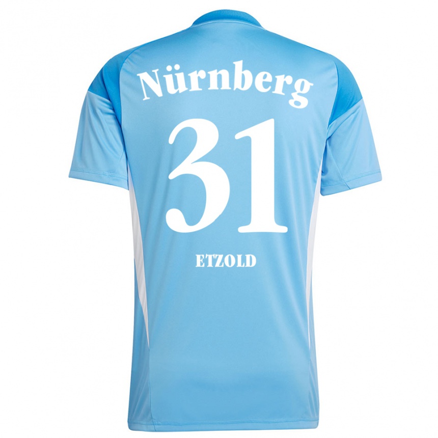 ילדים כדורגל האנה אטזולד #31 תכלת לבן חולצת שוער 2025/26