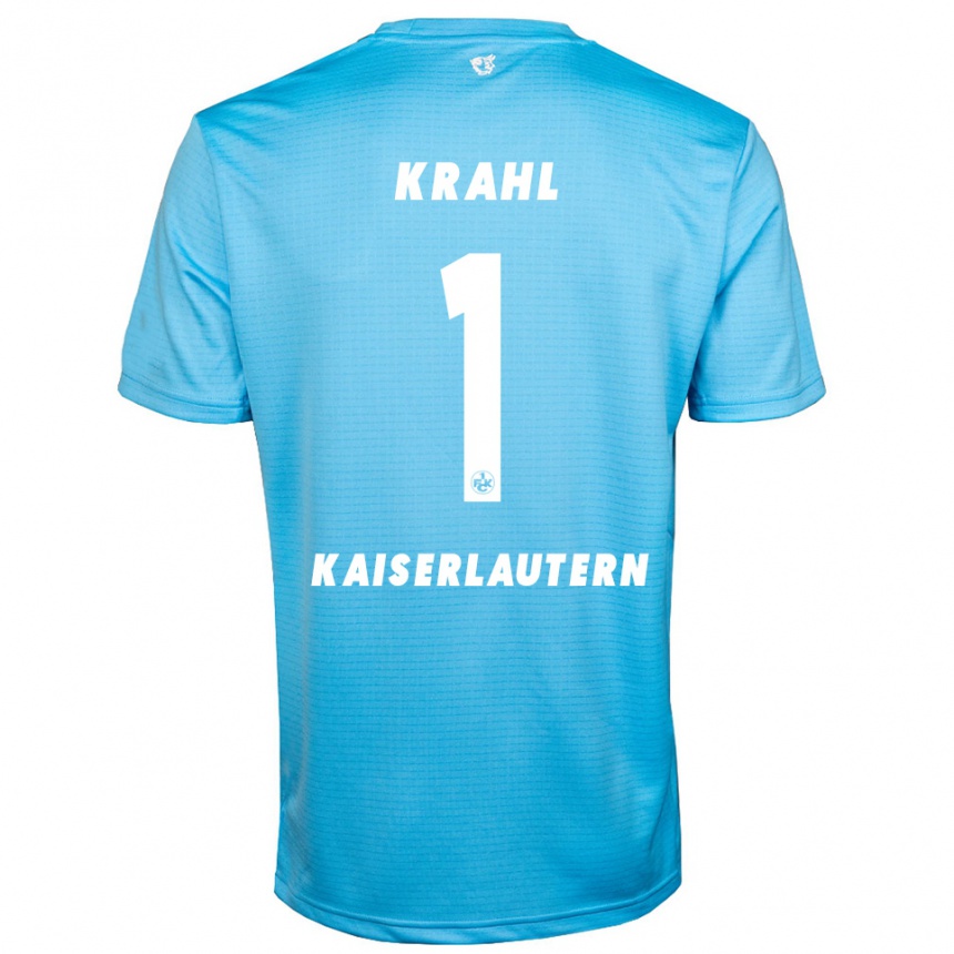 ילדים כדורגל יוליאן קראהל #1 תכלת לבן חולצת שוער 2025/26