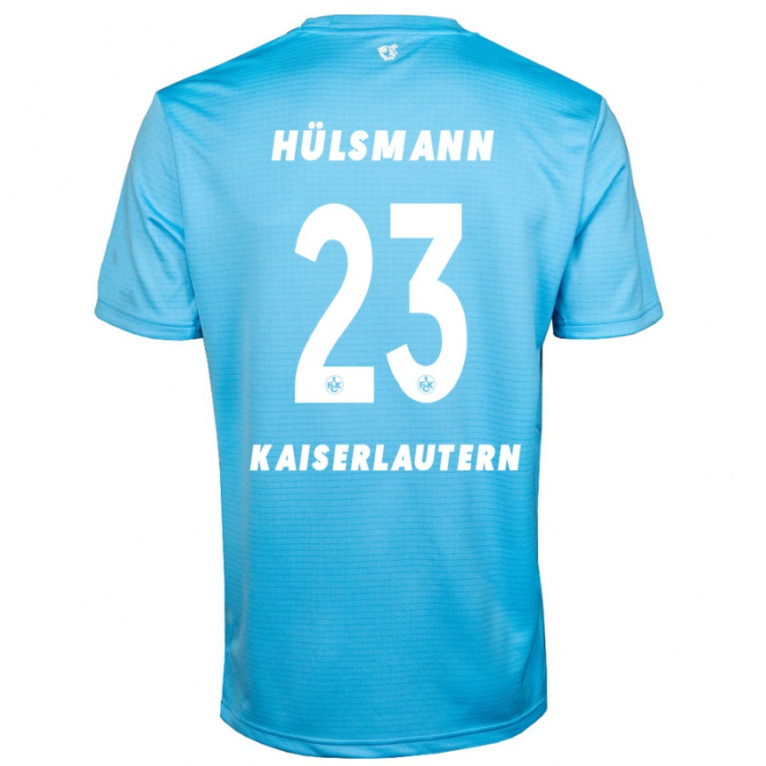 ילדים כדורגל Randy Hülsmann #23 תכלת לבן חולצת שוער 2025/26