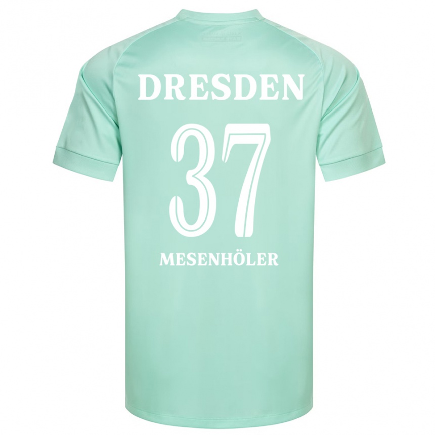 ילדים כדורגל Daniel Mesenhöler #37 ירוק בהיר לבן חולצת שוער 2025/26